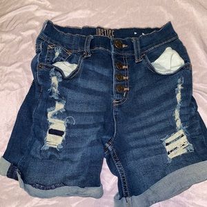 Distressed jeans